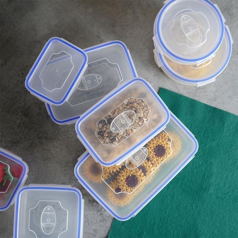 Vilde, pojemniki na żywność z pokrywką i uszczelką, 8 szt.