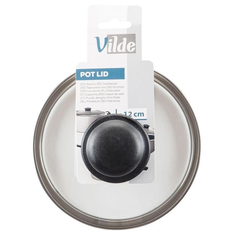 Vilde, pokrywka, szklana, 12 cm