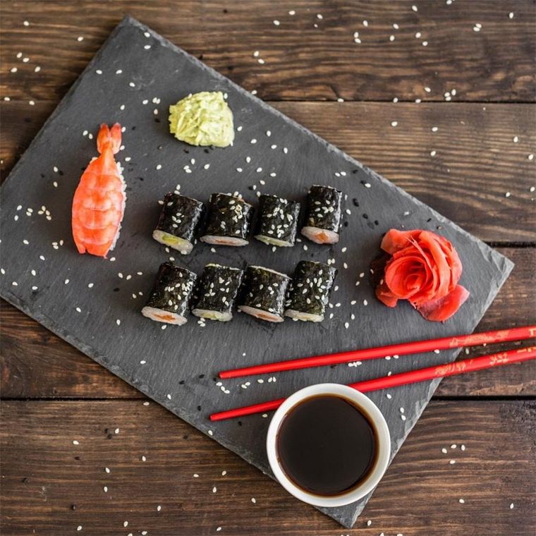 Vilde, Taca do serwowania kamienna łupek prostokątna, 30-20 cm