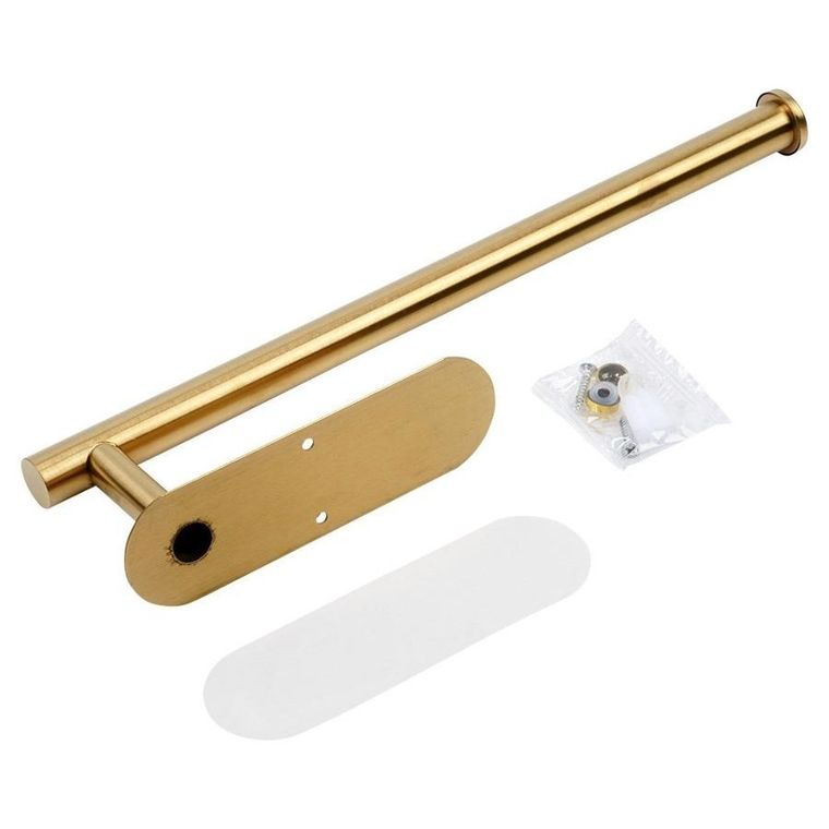 Vilde, wieszak na ręcznik papierowy, stalowy, złoty