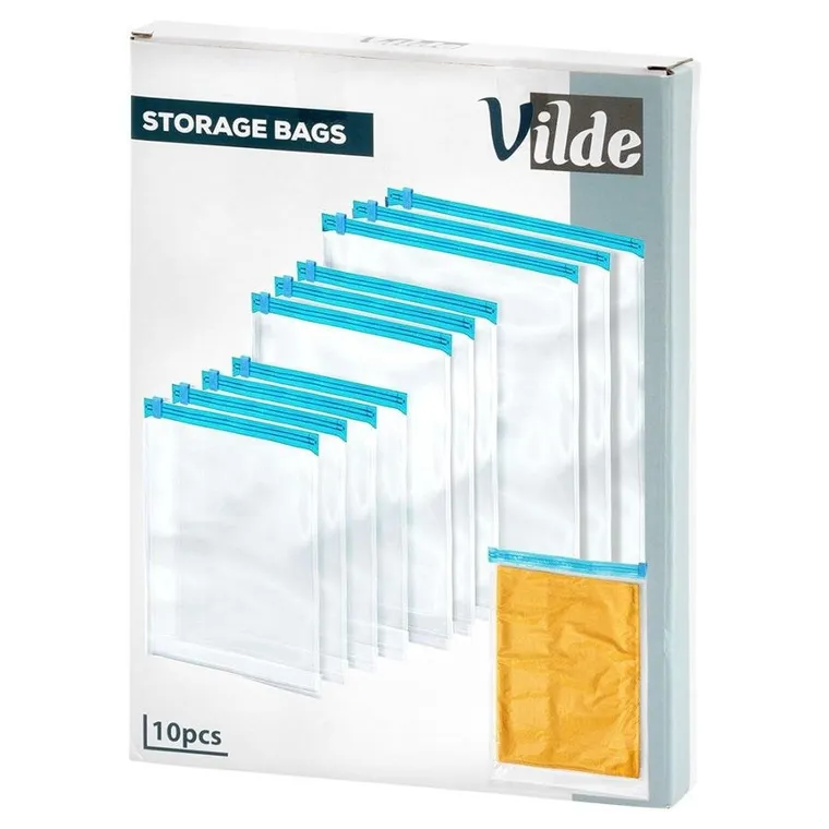 Vilde, worki próżniowe na ubrania podróżne, 10 szt.