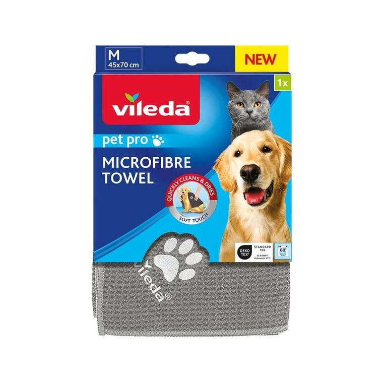 Vileda, ręcznik z mikrofibry dla zwierząt, PET PRO M