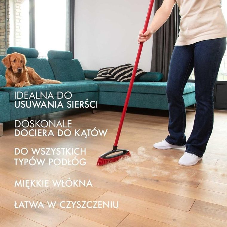 Vileda, szczotka do zamiatania sierści i włosów, Always Clean Pet Pro