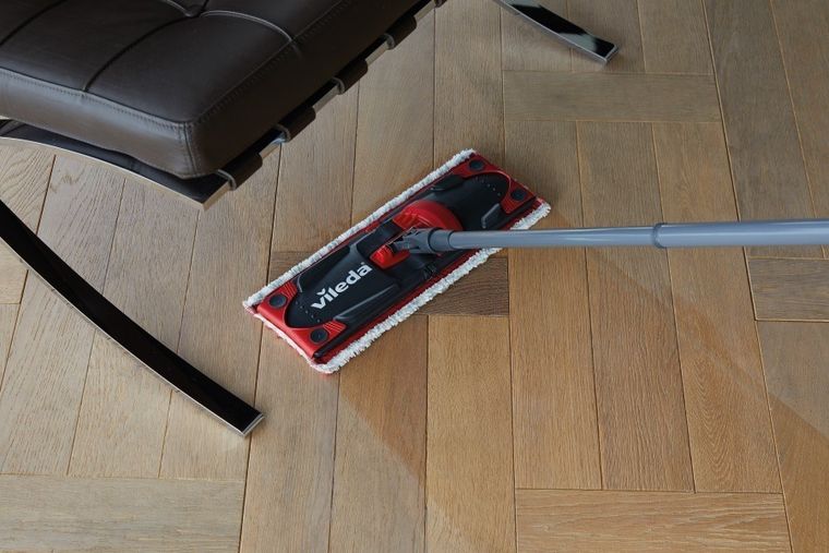 Vileda, Ultramat Turbo, mop płaski, w zestawie z wiadrem, 163425