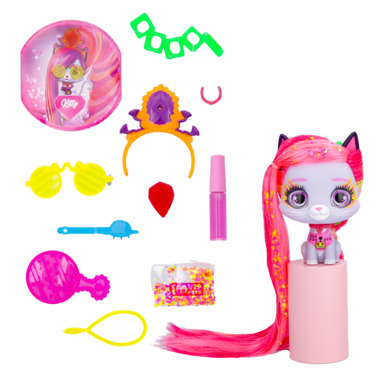 Vip Pets, kotek, figurka do stylizacji fryzur