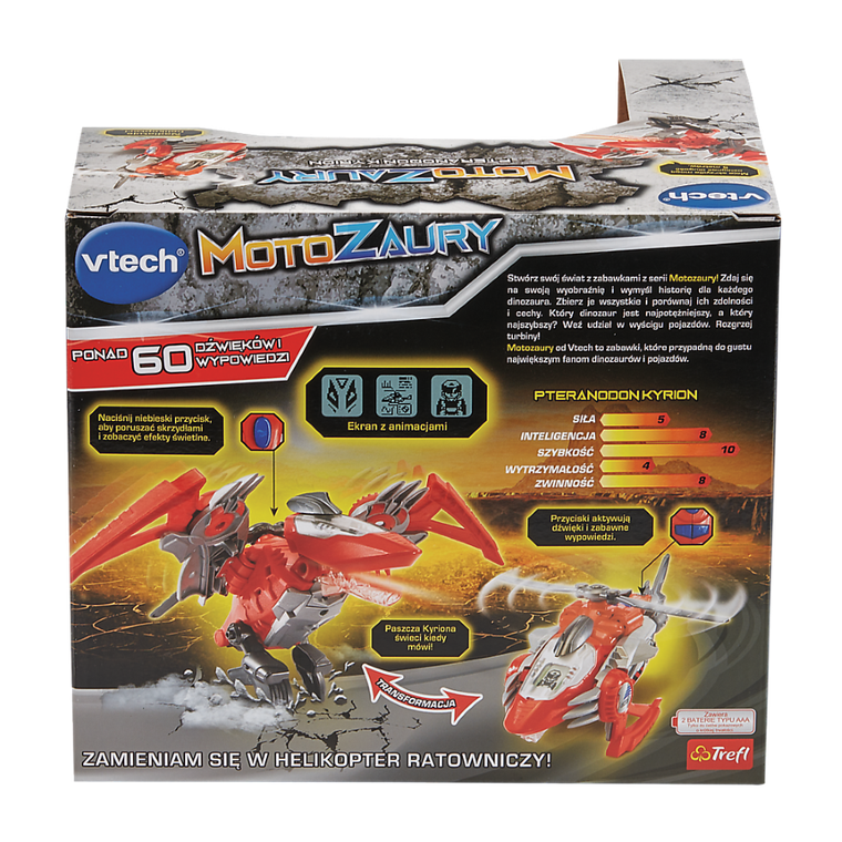 Vtech, Motozaury, Pteranodon Kyrion, pojazd transformujący