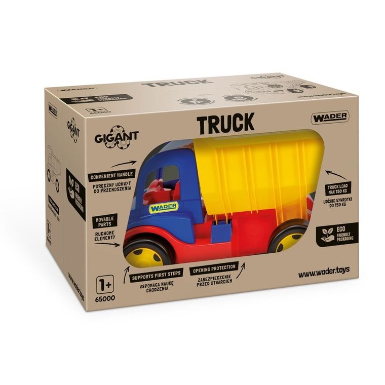 Wader, Gigant, wywrotka, czerwono-żółta, 55 cm