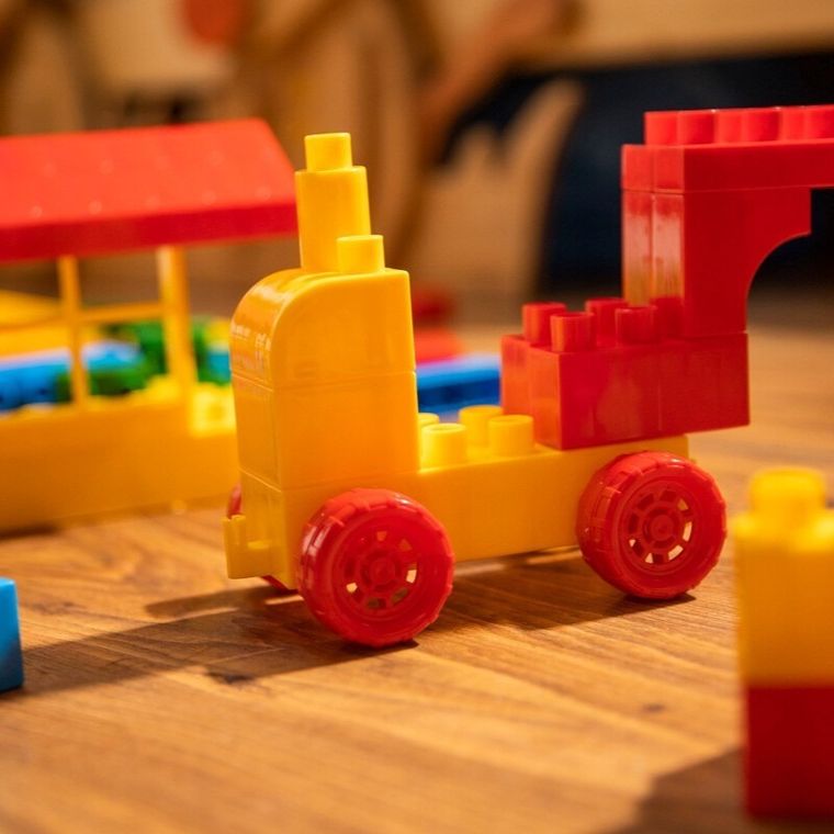 Wader, Kids Blocks, klocki konstrukcyjne, 90 elementów