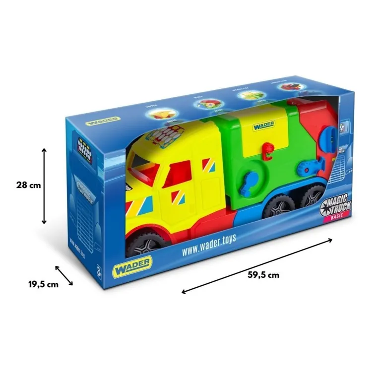 Wader, Magic Truck Basic, ciężarówka śmieciarka