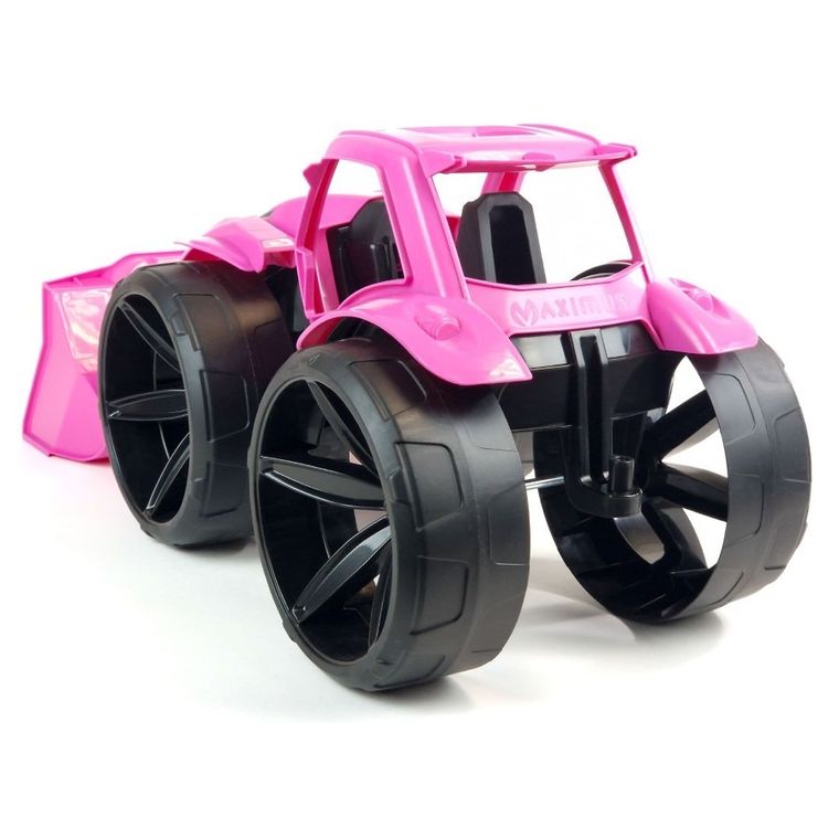 Wader, Maximus, spychacz, różowy, 68 cm