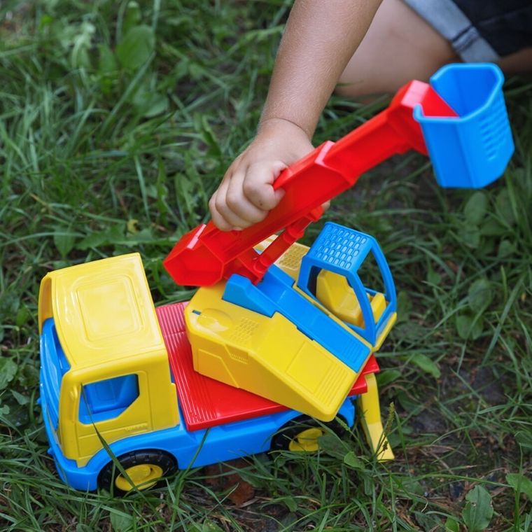 Wader, Tech Truck, podnośnik z wysięgnikiem, 29 cm