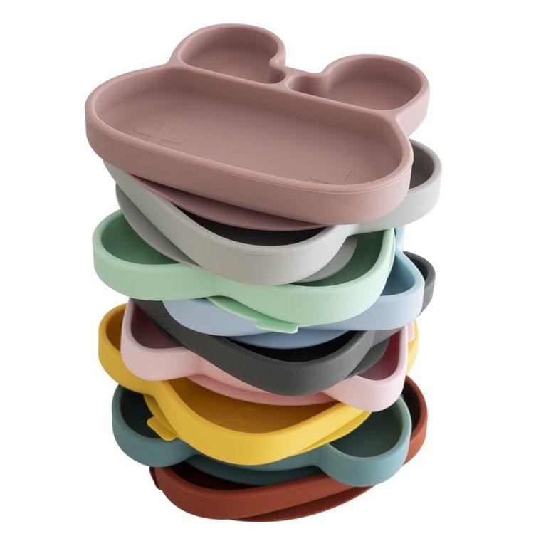 We Might Be Tiny, Kotek, silikonowy talerzyk z przyssawką, Charcoal