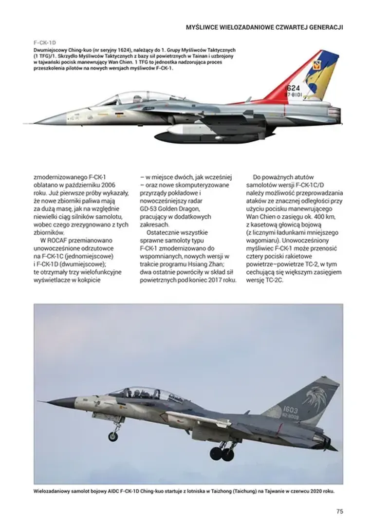 Współczesne samoloty bojowe. Myśliwce, bombowce, samoloty rozpoznawcze