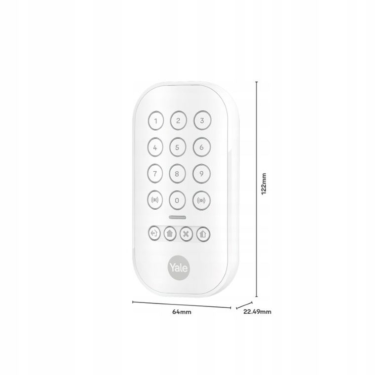 Yale, zestaw startowy inteligentnego alarmu, 5 elementów