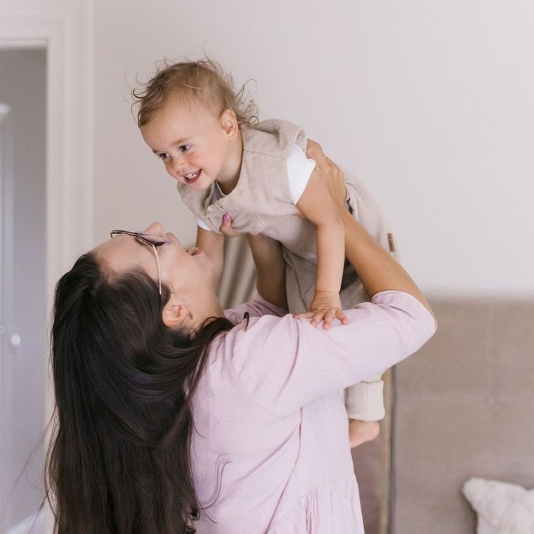 Zaffiro, Malaga, śpiworek do spania, muślinowy, TOG 1.5, beige, 0-6m