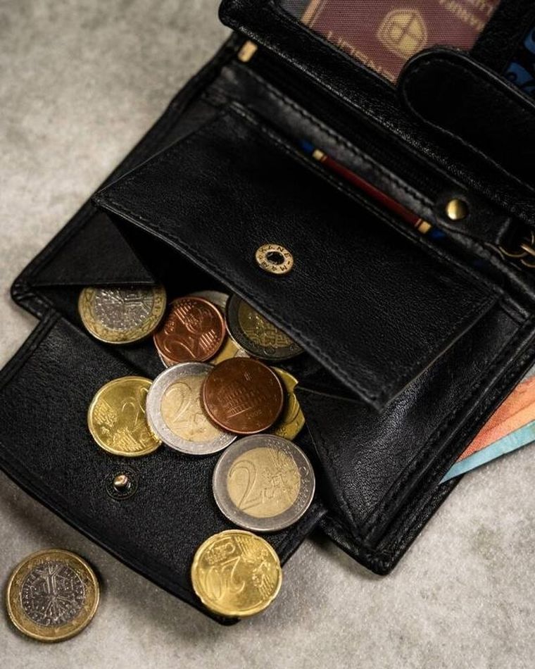 Zestaw: Portfel, Brelok, czarny, skórzany, RFID, Peterson