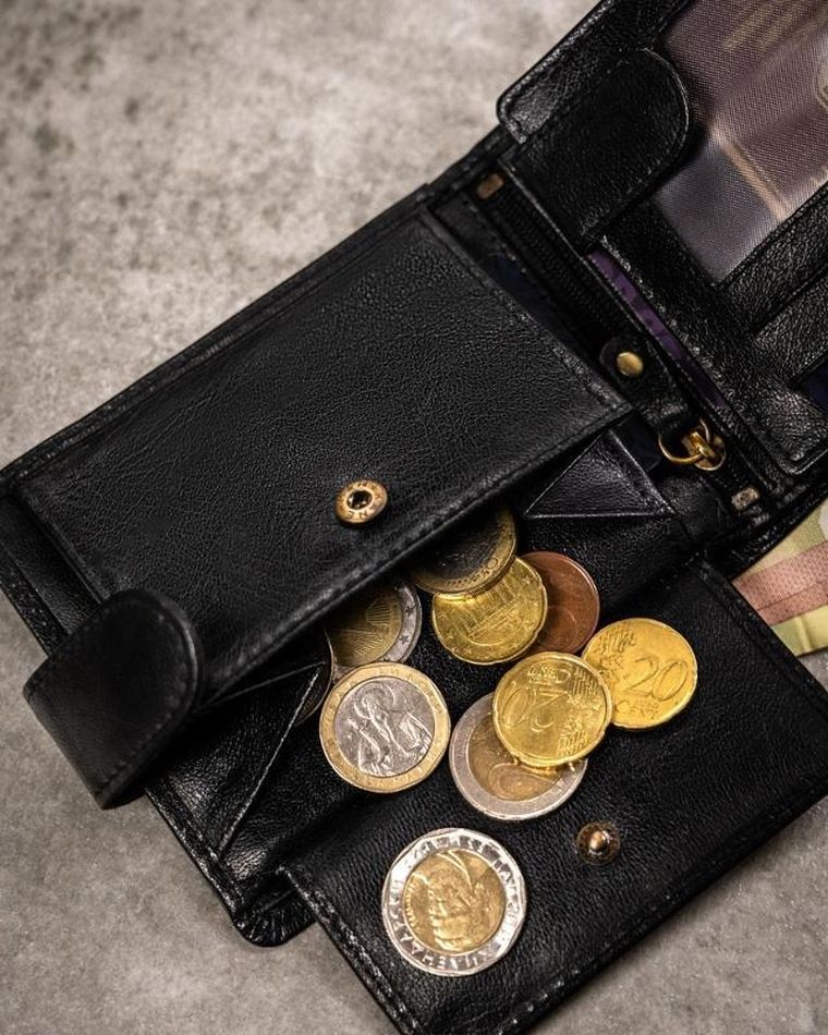 Zestaw prezentowy: Portfel, Brelok, czarny, skórzany, Peterson