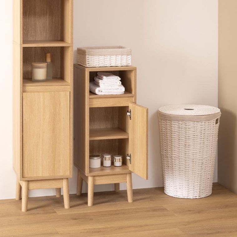 5five Simply Smart, Abana, niska szafka łazienkowa stojąca, 30-30-80 cm