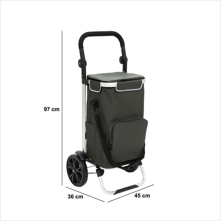 5five Simply Smart, wózek zakupowy na 2 kołach, regulowany, 97 cm