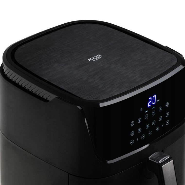 Adler, frytkownica beztłuszczowa, air fryer, 12 programów, 5,5l
