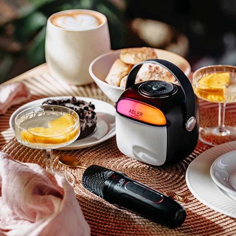 Adler, głośnik do karaoke z mikrofonem