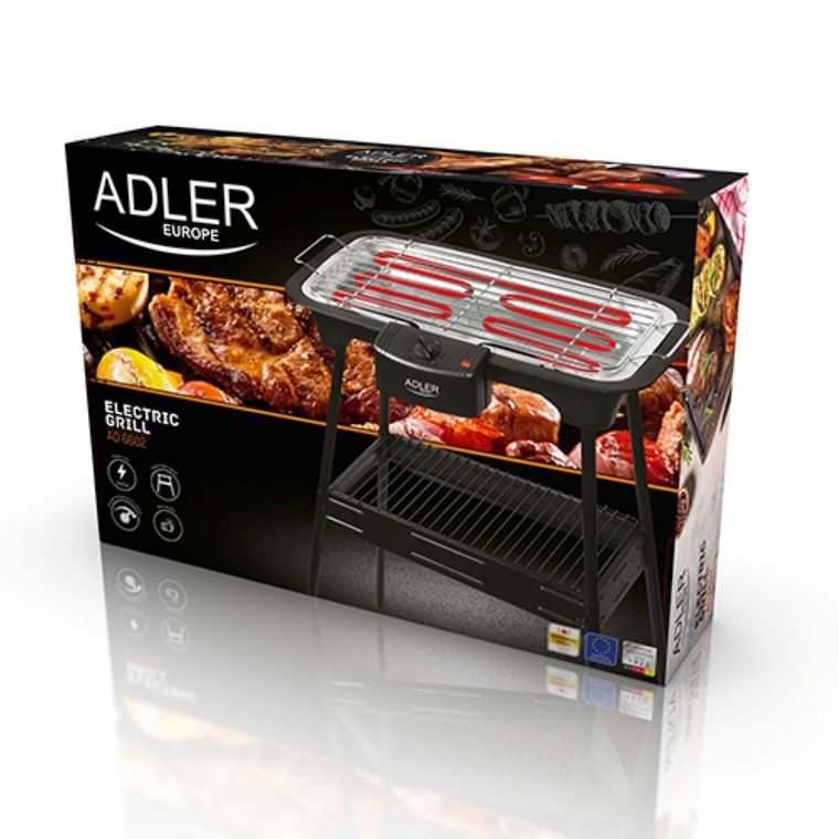 Adler, grill elektryczny AD 6602, 2000W