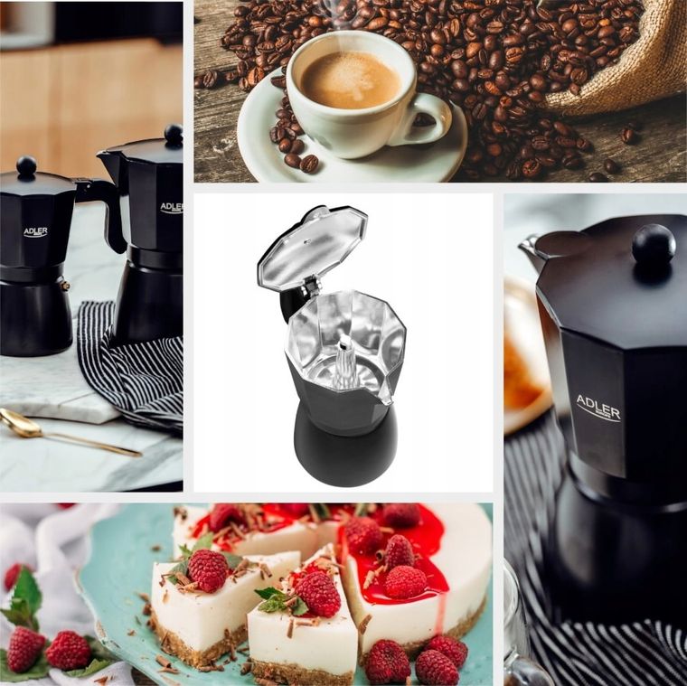 Adler, kawiarka, zaparzacz do kawy Espresso, 520 ml