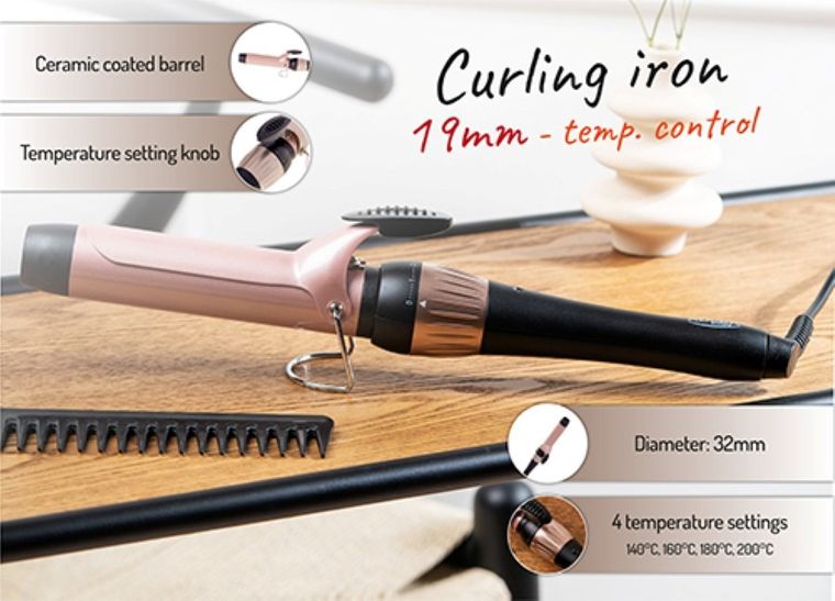 Adler, lokówka z regulacją temperatury, 32 mm