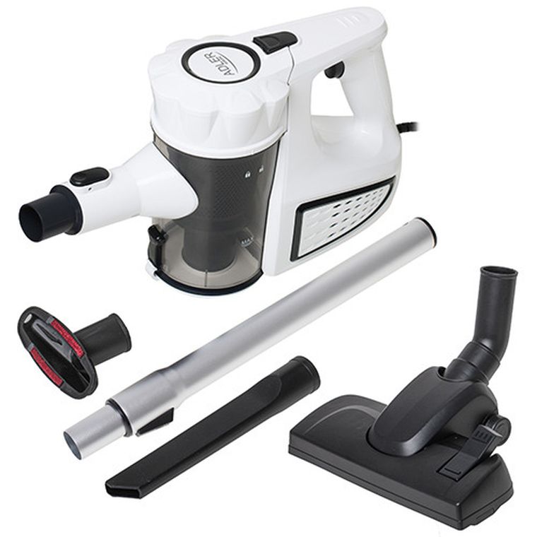 Adler, odkurzacz ręczny, biały, AD 7036W