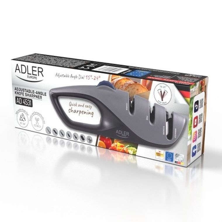 Adler, ostrzałka do noży z regulowanym kątem