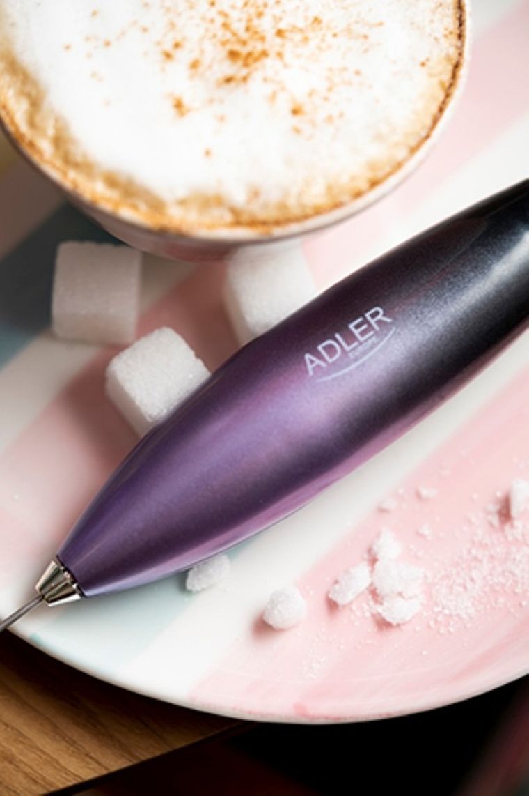 Adler, spieniacz do mleka ze stojakiem