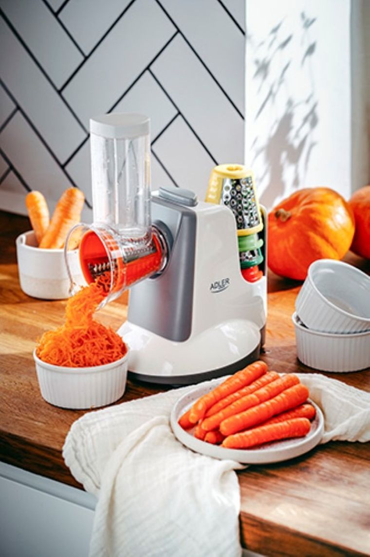 Adler, szatkownica do warzyw z 5 nasadkami