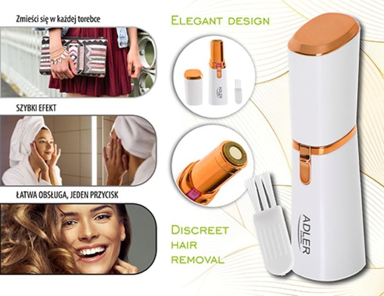 Adler, trymer damski, zestaw, AD 2939