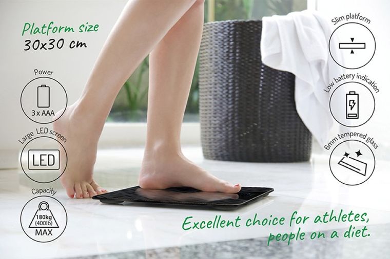 Adler, waga łazienkowa, 180 kg, AD 8170