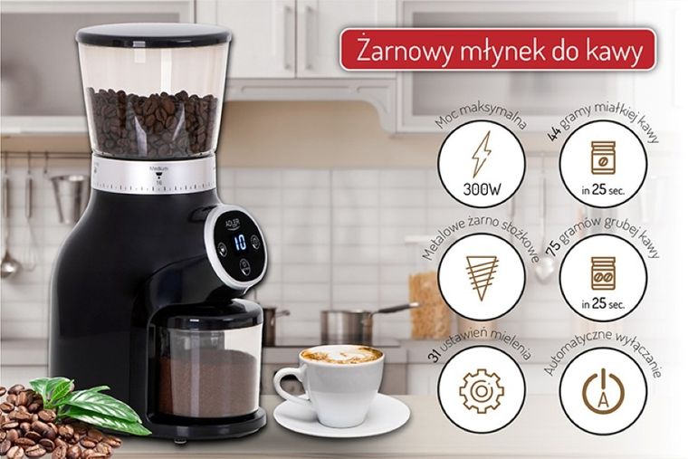 Adler, żarnowy młynek do kawy, AD 4450