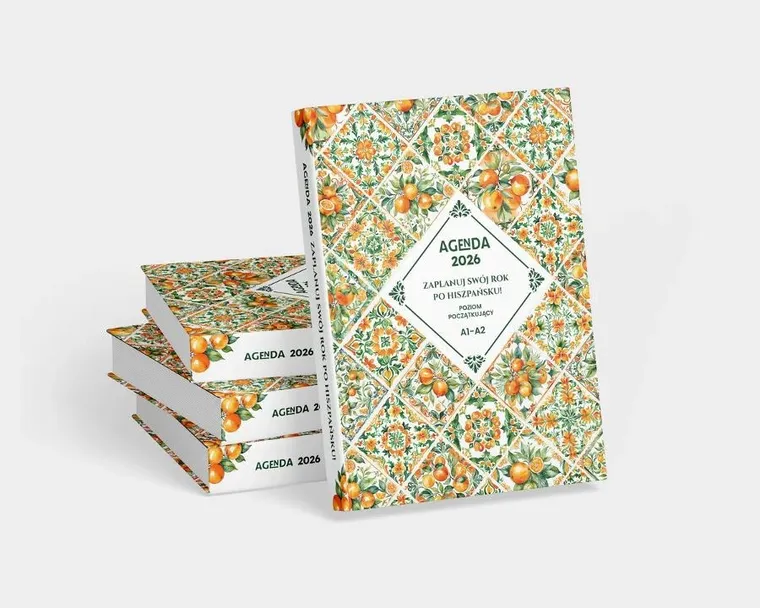 AGENDA 2026. Zaplanuj swój rok po hiszpańsku. Poziom podstawowy A1-A2