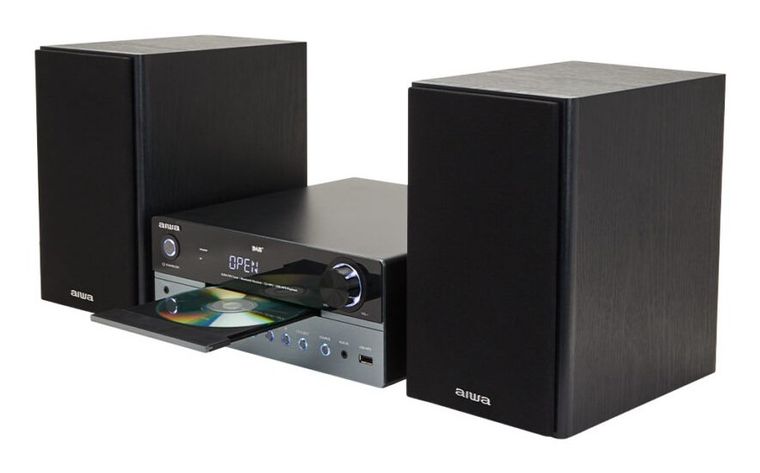 Aiwa, MSBTU-700DAB, wieża, 2-25W, czarna