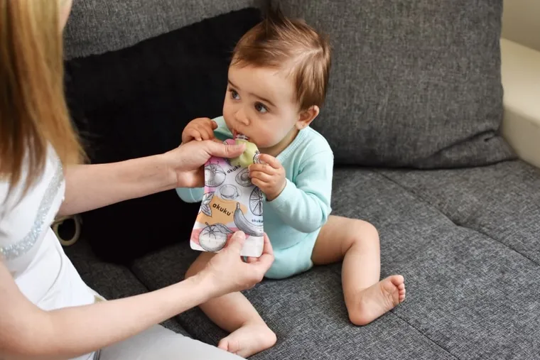 Akuku, saszetki wielorazowe na pokarm, 5 szt.