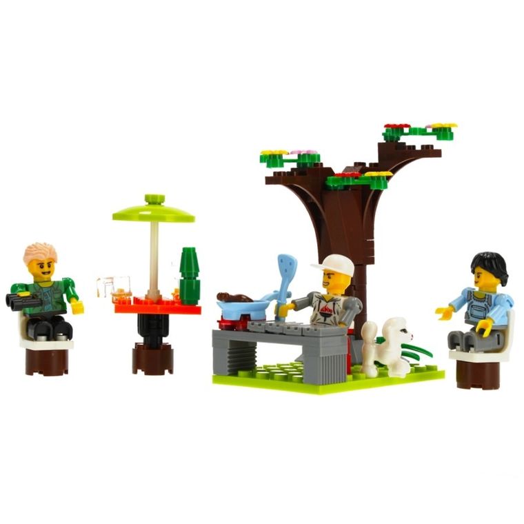 Alleblox, kamper, klocki konstrukcyjne, 343 elementy