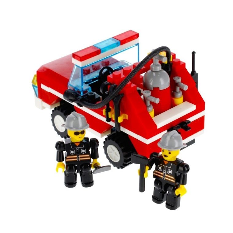 Alleblox, pojazd strażacki, klocki konstrukcyjne, 140 elementów