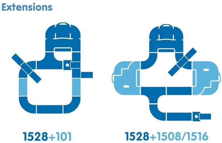 AquaPlay, Most Bridge, tor wodny, 105-120 cm