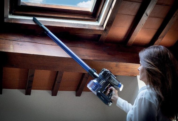 Ariette, pionowy odkurzacz 2w1, 22,2V, niebieski