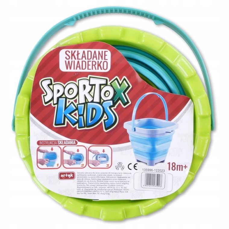 Artyk, Sportox Kids, składane wiaderko do piasku