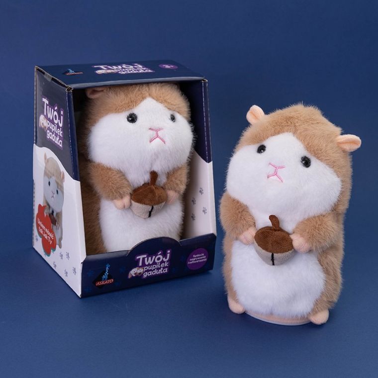 Askato, Twój pupilek gadułka, Chomik, powtarzający słowa, zabawka interaktywna