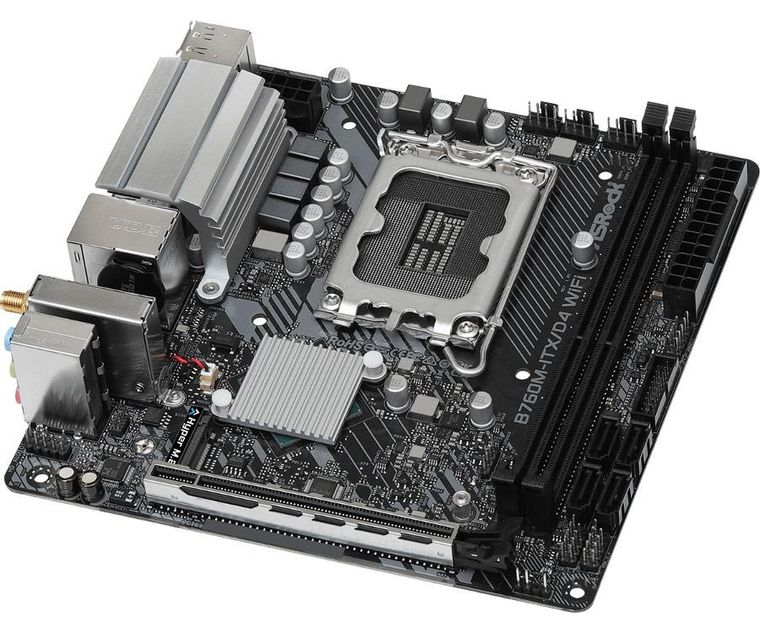 ASRock, płyta główna, B760M-ITX D4 WIFI s1700 2DDR4 mITX M.2 USB-C