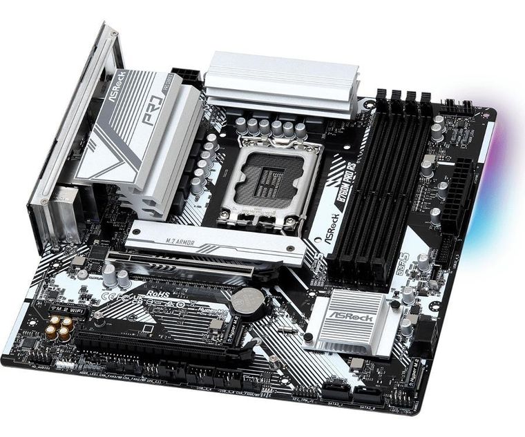 ASRock, płyta główna, B760M Pro RS s1700 4DDR5 DP/HDMI mATX