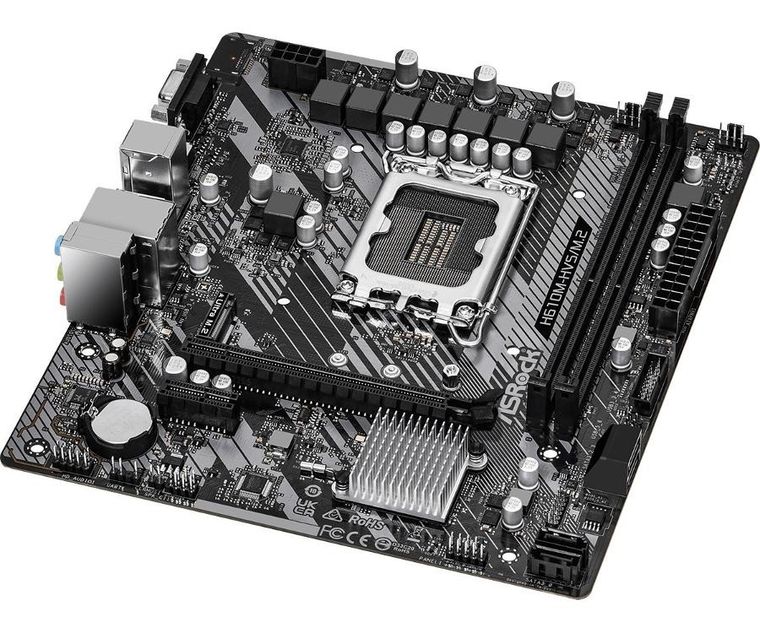 ASRock, płyta główna, H610M-HVS/M.2 R2.0 s1700 2DDR4 D-Sub/HDMI mATX