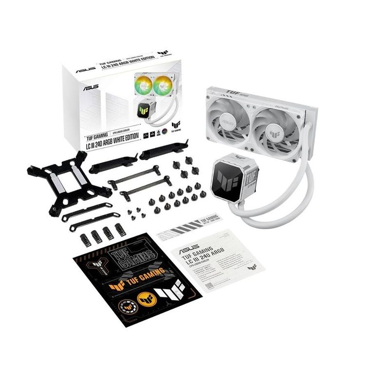 Asus, chłodzenie, TUF GAMING LC III 240 ARGB WHT
