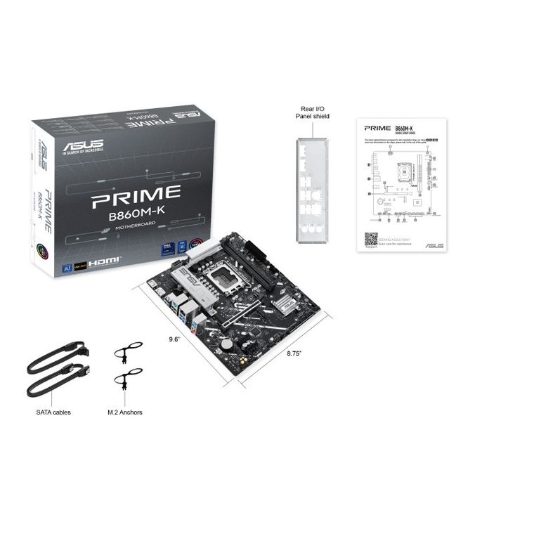 Asus, płyta główna, PRIME B860M-K s1851 XDDR5 USBC mATX