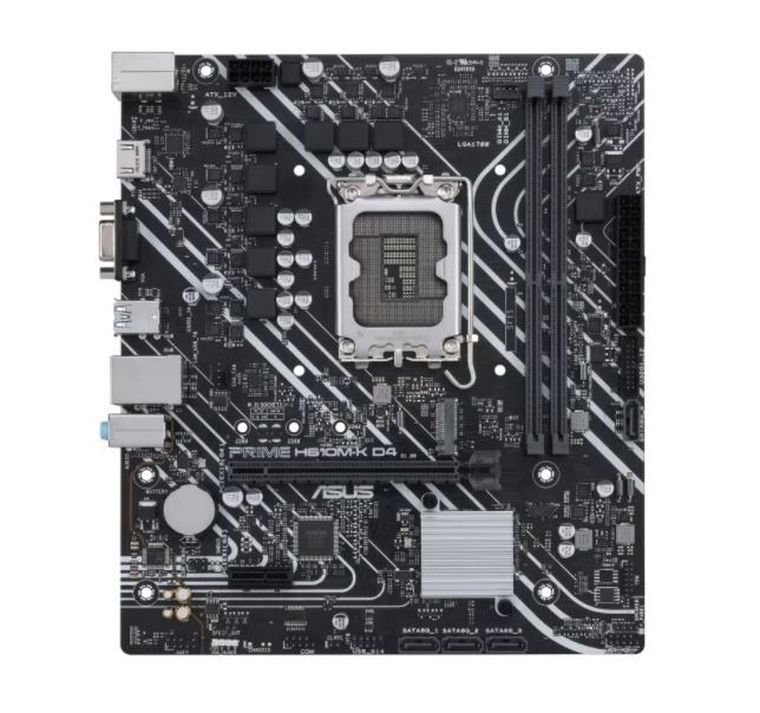 Asus, płyta główna, PRIME H610M-K D4 s1700 2DDR4 D-Sub/HDMI M.2 mATX